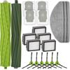 CHAIN PEAK (20 pezzi) Ricambi per iRobot Roomba Combo i5 i5+, Combo j5, Combo j5+ Robot Aspirapolvere, 2 spazzole a rullo, 6 spazzole laterali, 5 filtri HEPA, 4 sacchetti raccoglipolvere, 3 Panni per mocio