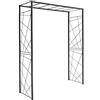 Louis Moulin Arche Tubo quadrato 25 Mandala 155x50x198 cm Antracite