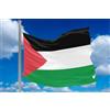 Oedim Bandiera della Palestina | 150 x 85 cm | Rinforzata e con impunture | Bandiera con 2 occhielli metallici e resistente all'acqua