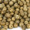 Prometis 200pcs 10mm perline tonde in legno di sandalo naturale splendido mestiere fatto a mano lucidato perline distanziali con cavo elastico per braccialetti creazione di gioielli fai da te
