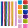 BDHYYM 12 Rotoli Carta Crespa Colorata, Nastro Carta Crespata Colorata Rotoli, Stelle Filanti in carta Crespa per Decorazione di Nozze Festa di Compleanno Decorazione Natalizia (4.5 cm*10 m)