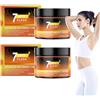 Bploar Hot Cream Crema Riscaldante 2 Pezzi Crema Snellente Anti-Cellulite allo Zenzero - Brucia Grassi per Addominali, Vita e Glutei - Con Zenzero Naturale per Calore Intenso ed Effetto Rassodante