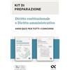 ALPHA TEST Kit di preparazione Diritto costituzionale e amministrativo. 4400 quiz per tutti i concorsi