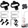 SHUIYUE 2 Pezzi Tacchetti per Bici, Set di Piastre per Scarpe da bicicletta Tacchette SPD compatibili, Tacchetti SPD Compatibili con Shimano SM SH51per uso interno, mountain bike e outdoor Road Cycling