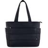 KALIDI Borsa tote trapuntata, borsa a tracolla imbottita per computer portatile, grande, anti spruzzo, cerniera, casual, lavoro, palestra, donna, Nero cenere, X-Large