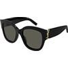 Yves Saint Laurent Occhiali da Sole Saint Laurent SL M95/F Black/Grey 56/20/145 donna
