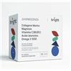 Bright Naturo Omega 3 1000 Magnesio Collagene Marino con Acido Ialuronico, Coenzima Q10, Vitamina C e Zinco - Gestione Articolazioni e Vitalità, 3 Integratori in 1 Pacchetto per Muscoli e Pelle I 28 Dosi Giornalier