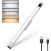 Goodea Luce LED Sottopensile Cucina con Sensore di Movimento, 2200mAh Luce Armadio LED Senza Filo, USB Ricaricabile Dimmerabile per Cucina, Scale, Corridoio, Garage (1)