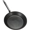 Pentole Agnelli, COFE3006T28, Padella Lionese Leggera con 1 Manico, Ferro, Nero