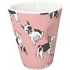NERTHUS Tazza di porcellana per espresso in colore Dogs