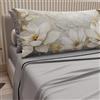 PETTI Artigiani Italiani - Lenzuola Matrimoniali Cotone con Federe in Stampa Digitale, Lenzuolo Completo Letto Matrimoniale Fantasia Floreale 32 Grigio Chiaro, 100% Made in Italy