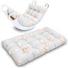 Totsy Baby Cuscino da pavimento bambini 60x120 cm - tappetino neonati grande per palestrina e arco montessori tappeto gioco neonato gattonamento morbido bebe materassino Grigio