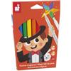 Janod - Set di colorazione magica per bambini con inchiostro che cambia colore - 8 pennarelli + 2 magici - Set di 10 pennarelli con inchiostro lavabile con acqua - Colorazione bambini -3 anni - J07413
