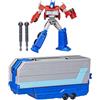Transformers EarthSpark, Optimus Prime, playset Rimorchio da Battaglia