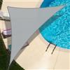 Amazon Brand - Umi UMI Vela Ombreggiante Impermeabile 3x3x4,25m Triangolare Tenda a Vela Protezione Raggi UV 98% Tenda Parasole per Esterno Giardino Terrazzo - Grigio