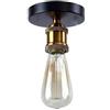 PETITES ECREVISSES Lampada da soffitto vintage a buon mercato Plafoniera Retro Lampada da soffitto Bronzo Filettato Testa Adatto Corridoio Loft Bagno Balcone Portico