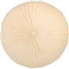 LANFIRE Cuscino di zucca Cuscino cuscino per pavimenti Cuscino decorativo Cuscino rotondo Zucca letto divano sedia cuscino sedile auto (35CM, White)