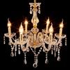 Ridgeyard Classico 6 Luci Pampille Lampadario Vetro K9 Cristallo Lampada Da Soffitto Lampada Apparecchio