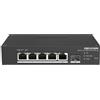 Hikvision DS-3T1306P-SI/HS. ProSeries switch 6 porte managed 4 PoE 100Mbps+1 HiPoE 60W Gbps+1SFP