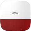 Dahua ARA13-W2(868) Sirena da esterno Wireless Rossa con alimentazione supplementare 12Vdc,110dB
