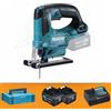 Makita Seghetto alternativo a batteria 12V Makita® JV103DSMJ + Set lame express Makita B-06292