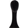 MagiDeal Modello a testa di manichino, supporto per lo styling di bellezza del manichino MANIKIN Maschera per la parrucca per copriletto per viaggi, negozio, Neck Lungo Nero