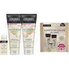 John Frieda Blonde+ Repair System, set di vantaggi - Contenuto: pre-shampoo, 100 ml, shampoo, 250 ml, balsamo, 250 ml, inclusa maschera per gli occhi MegRhythm gratuita - Con Bond Building Plex
