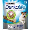 Dentalife PURINA DENTALIFE Mini snack per cani per la cura dentale, riduce la formazione di tartaro, pollo, cani di piccola taglia, confezione da 5 (5 x 115 g)