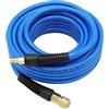 YOTOO Tubo per aria compressa in PVC 10 m di lunghezza 10 mm ID X 14 mm AD 300 PSI con connettori a innesto rapido Germania da 1/4 e limitatori di flessione