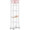 SCEDIL Trabattello altezza di lavoro 7,35 m in acciaio serie M4 LUX BASE ESTRAIBILE - made in italy I SCEDIL