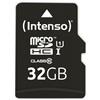 Intenso Professional MicroSDHC Memory Card, Class 10 UHS-I, 32 GB, blue