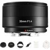 7artisans AutoFocus 35 mm F1.4 APS-C Obiettivo telaio F1.4 grande diaframma F1.4 obiettivo automatico compatibile con fotocamera Fujifilm FX Fuji X-H/T/T30/S/E/A serie