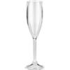 Paderno Bicchiere Policarbonato Paderno - Coppa Champagne Ø Cm 5 H 22 - 180 ml