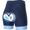 Wzxhew # Donne Ciclismo Biancheria Intima 3D Gel Imbottito Bike Shorts Per Le Donne Pantaloncini Da Ciclismo Pantaloni Da Equitazione Pantaloni, Blu, L