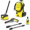 Kärcher K 4 Classic Home Idropulitrice ad Alta Pressione da 130 bar, Dimensioni Standard, 1800W, Idropulitrice elettrica ad acqua fredda, 2 lance, Lavasuperfici, Avvolgitubo Frontale, Giallo/Nero