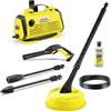Kärcher Idropulitrice K 3 Horizontal Plus Home, Pressione max. 120 bar, Portata 380 l/h, Area di lavoro 25 m²/h, Filtro acqua, Pistola ad Alta Pressione, Lancia, Ugello mangiasporco