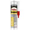 Pattex Sigillante Silicone Acrilico AC 401 Flexo Pac, per Giunti e Crepe, Davanzali, Porte, Battiscopa, Indore, Sigillature per Interni ed Esterni, Sigillante Grigio, Cartuccia da 300ml