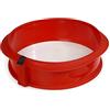 Lékué - Stampo Tondo Apribile con Piatto in Ceramica, Duo, 23 cm, Rosso