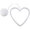 VoltShine Ciondolo a batteria con ventosa, bianco caldo, funzionale e decorativo per illuminare gli spazi con un tocco romantico.
