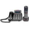 Emporia TH21ABB - Set composto da telefono con filo e cordless DECT, Display illuminato, Segreteria telefonica, Numeri Grandi, Vivavoce, Compatibile con apparecchi acustici (HAC), Nero (Italia)