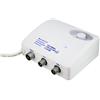 Glowster Amplificatore interno per antenna TV, 60 dB, compatibile con segnali digitali e analogici, ottimizza la ricezione TV in spazi chiusi.