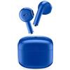 Music Sound SWAG Auricolari Wireless a Capsula, Bluetooth, 20 Ore di Riproduzione, Auto Pairing, Controlli Touch, Case Compatto - Blu