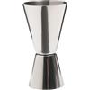 Bar Craft BarCraft Dosatore Cocktail, Misurino in Acciaio Inox a Doppia Spirito Jigger Misura Cup 25/50 ml