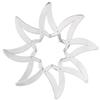 Alessi Augh! DUL01 - Sottopentola Estensibile di Design, in Acciaio Inossidabile 18/10 Lucido, 24 cm