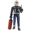 bruder 60100 - Pompiere con accessori, figura giocattolo, camion dei pompieri
