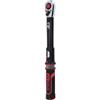 KS Tools 516.1522 Chiave Dinamometrica, ErgotorquePrecision con Testa a Cricco Reversibile, 5-50 NM, 3/8