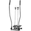 HOMCOM Stepper Fitness con Maniglia e Monitor LCD per Allenamento a Casa e Palestra, Argento | Aosom Italy
