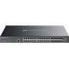 TP-Link Omada SX3832MPP switch di rete Gestito L2+ 10G Ethernet (100/1000/10000) Supporto Power over (PoE) DIN rail Nero [SX3832MPP]