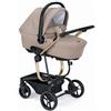Cam Trio Taski Sport BEIGE Telaio Oro CARROZZINA PASSEGGINO OVETTO e BORSA 861