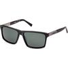 HARLEY-DAVIDSON HD0977X Occhiali da Sole Uomo, Occhiali da Sole Casual Leggeri, Forma Lente Rettangolare, Lenti Verde Polarizzato, Avana Scura